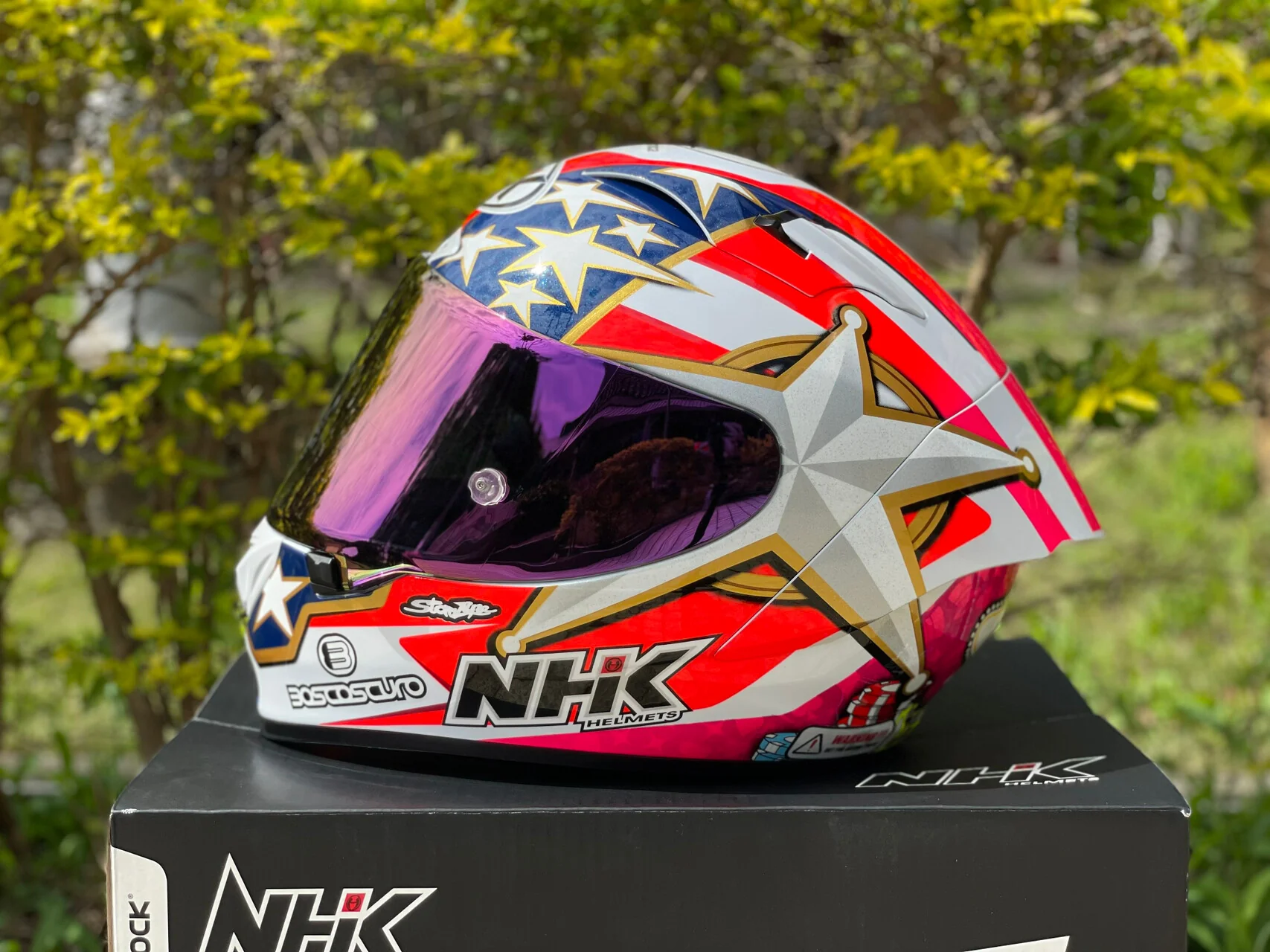 NHK Visier GP-R Tech Race Amarant Pink - Image 5