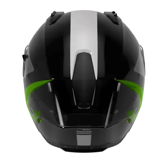 Nolan N60-6 Sport Helm Contrasto Schwarz / Fluoreszierendes Grün / Glänzendes Finish 358 - Image 3