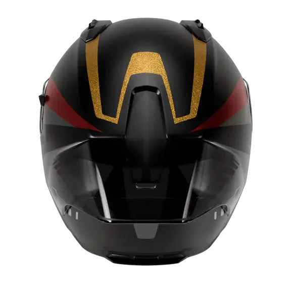 Nolan N60-6 Sport Helm Lesmo Schwarz / Rote / Anthrazit / Goldene Metalloberflächen Finish 353 - Image 4