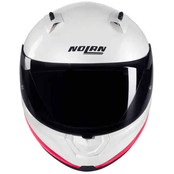 Nolan N60-6 Sport Helm Verniciatura Speciale Perlmutt / Schwarz / Orange 347 - Image 2