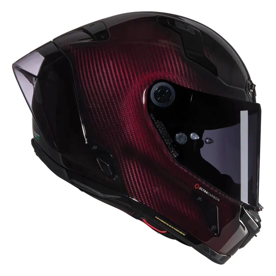 Nolan X-804 RS Helm Ultra Carbon Glossy Rot Liquido 326 - Image 3