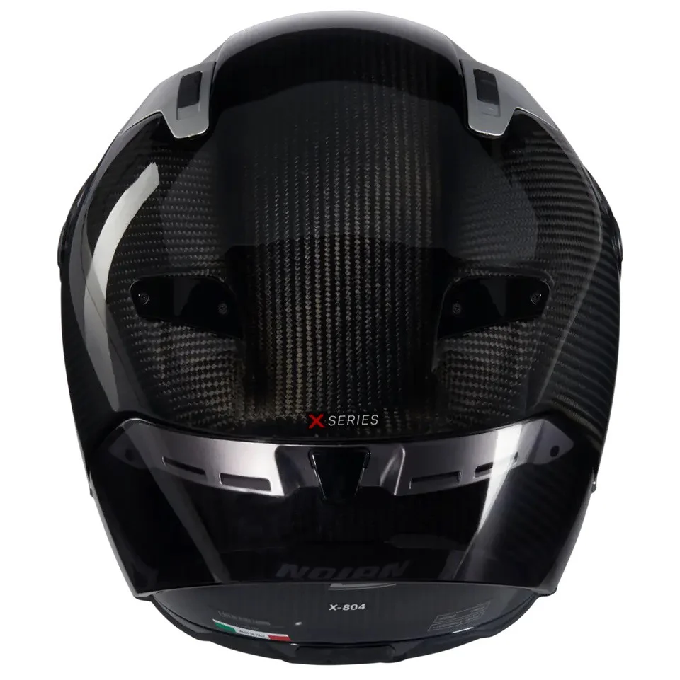 Nolan X-804 RS Helm Ultra Carbon Glossy Silver Argento 332 - Image 4