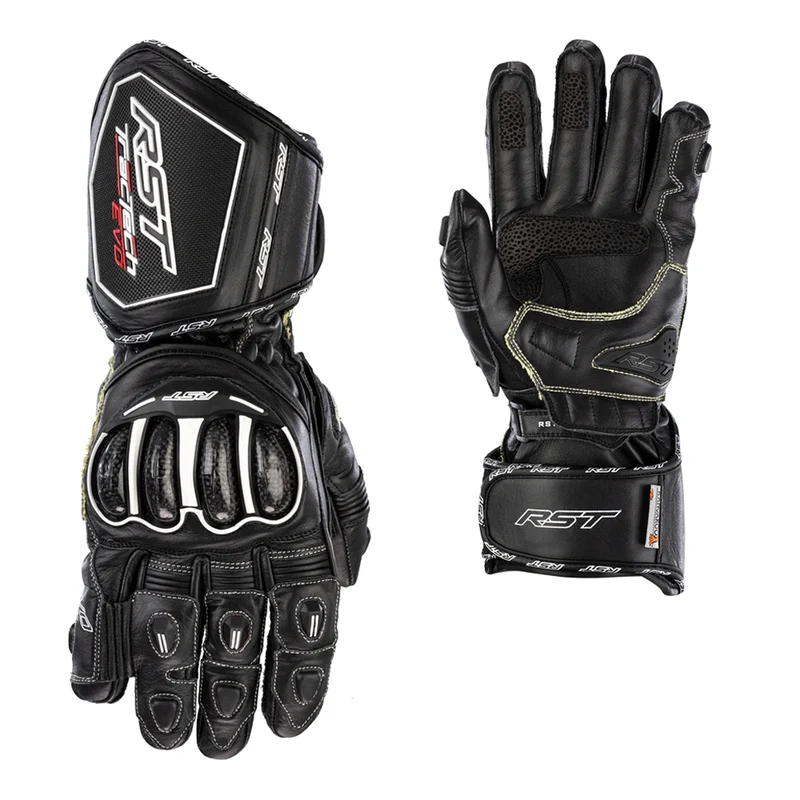 RST Tractech Evo 4 Motorrad Lederhandschuhe | Frauen | Schwarz | 103495 - Image 3