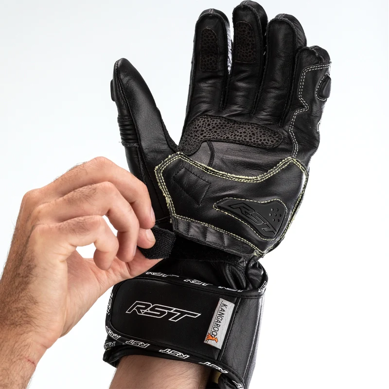 RST Tractech Evo 4 Motorrad Lederhandschuhe | Frauen | Schwarz | 103495 - Image 4