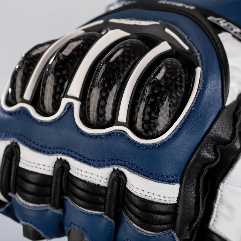 RST Tractech Evo 4 Motorrad Lederhandschuhe | Herren | Blau/Weiß/Schwarz | 102666 - Image 5