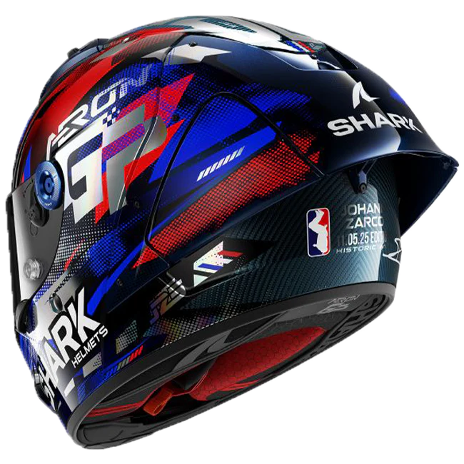Shark Aeron GP Helm FIM 1 Racing Johann Zarco Replica Victory 2025 - Image 2
