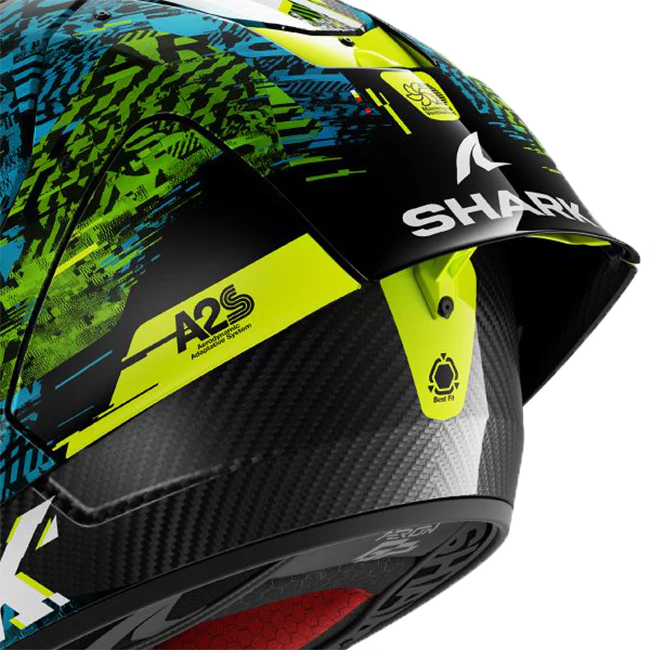 Shark Aeron GP Helm FIM 2 Racing Speed-Vibe DBG - Image 4