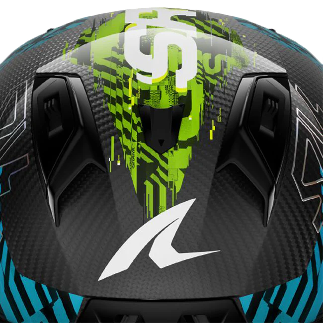 Shark Aeron GP Helm FIM 2 Racing Speed-Vibe DBG - Image 6