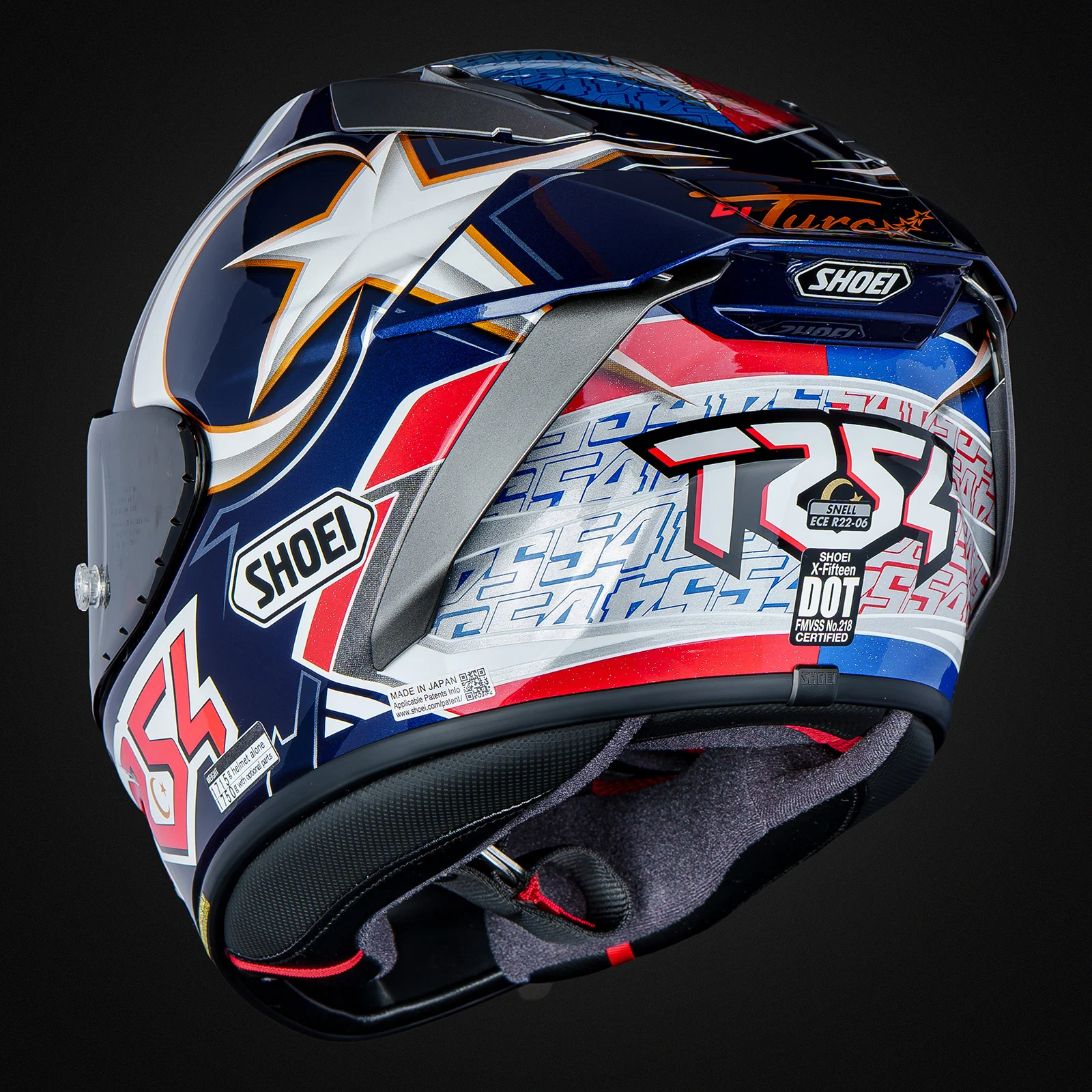 Shoei X-SPR PRO Helm Toprak Razgatlıoğlu Replica 2025 - Image 7