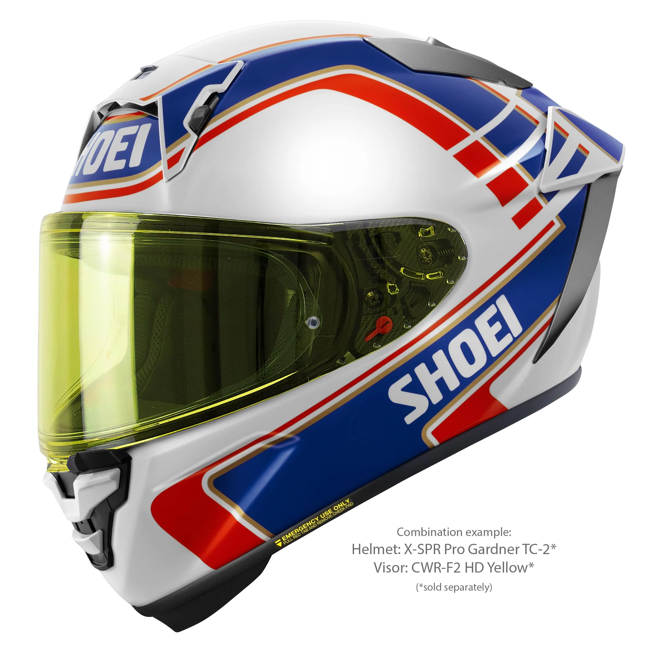 Shoei X-SPR PRO Helm Wayne Gardner Replica TC-2 - Image 11