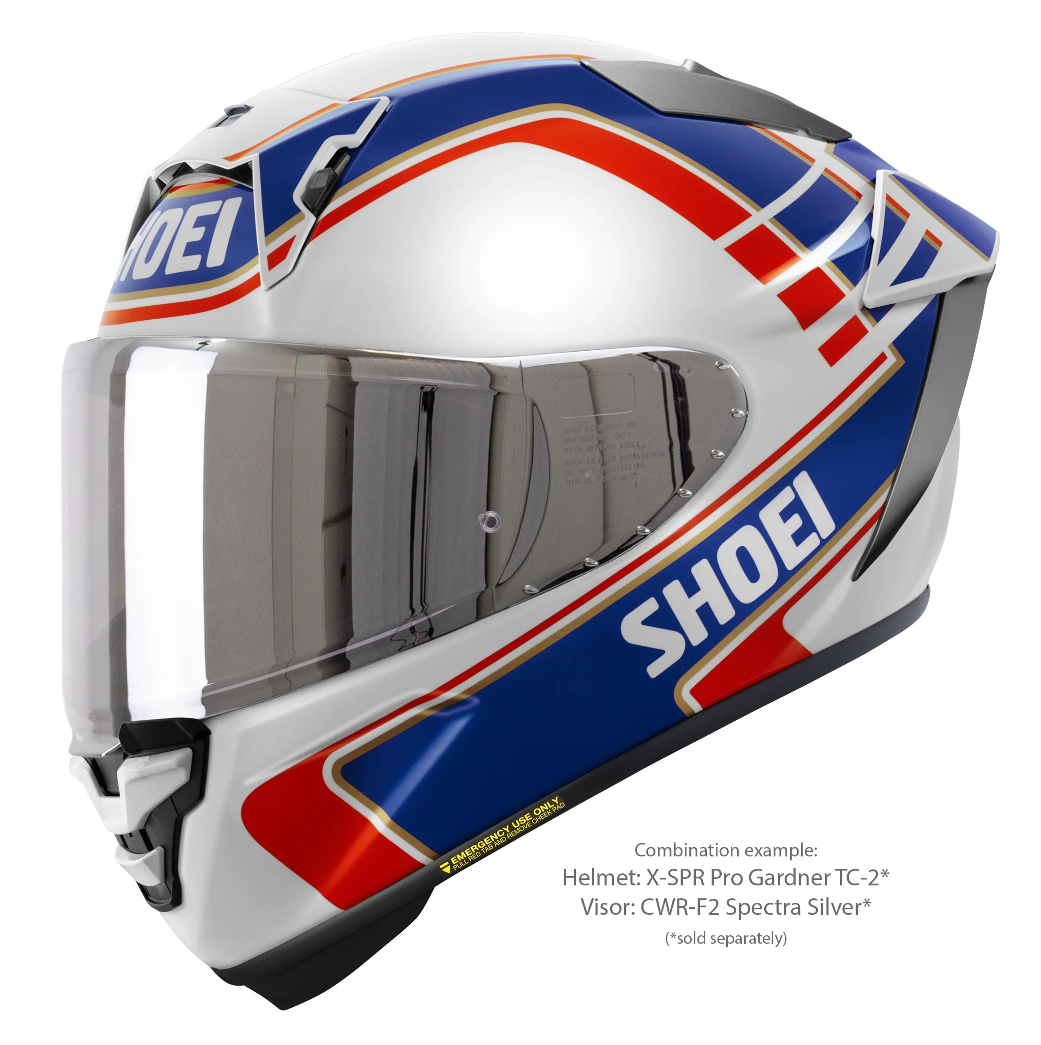 Shoei X-SPR PRO Helm Wayne Gardner Replica TC-2 - Image 6