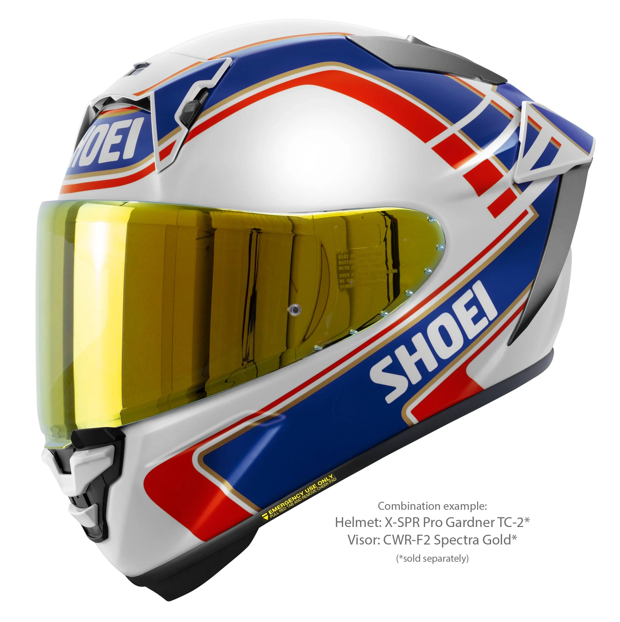 Shoei X-SPR PRO Helm Wayne Gardner Replica TC-2 - Image 7