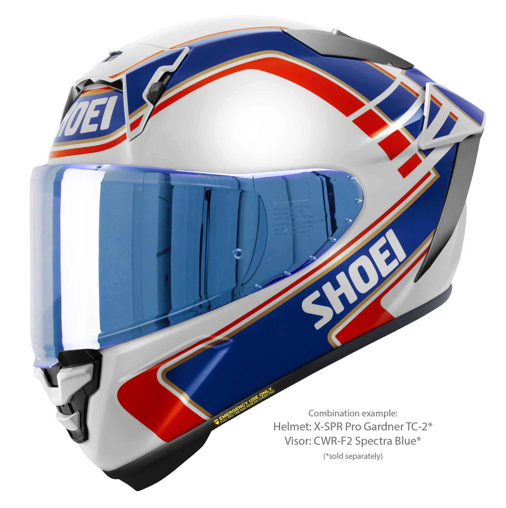 Shoei X-SPR PRO Helm Wayne Gardner Replica TC-2 - Image 9