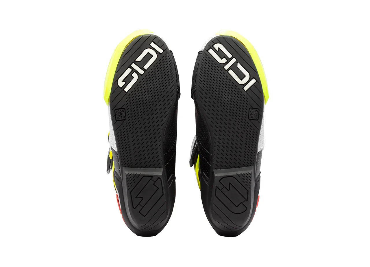 Sidi MAG 2 Air Motorradstiefel Fluo Gelb / Korallenrot - 390 - Image 5