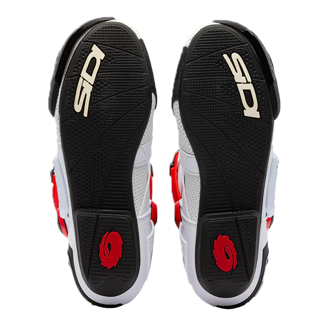 Sidi Rex Air Motorradstiefel Weiß/Rot 391 - Image 5
