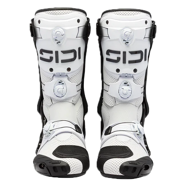 Sidi Rex Air Motorradstiefel Weiß/Schwarz 203 - Image 3