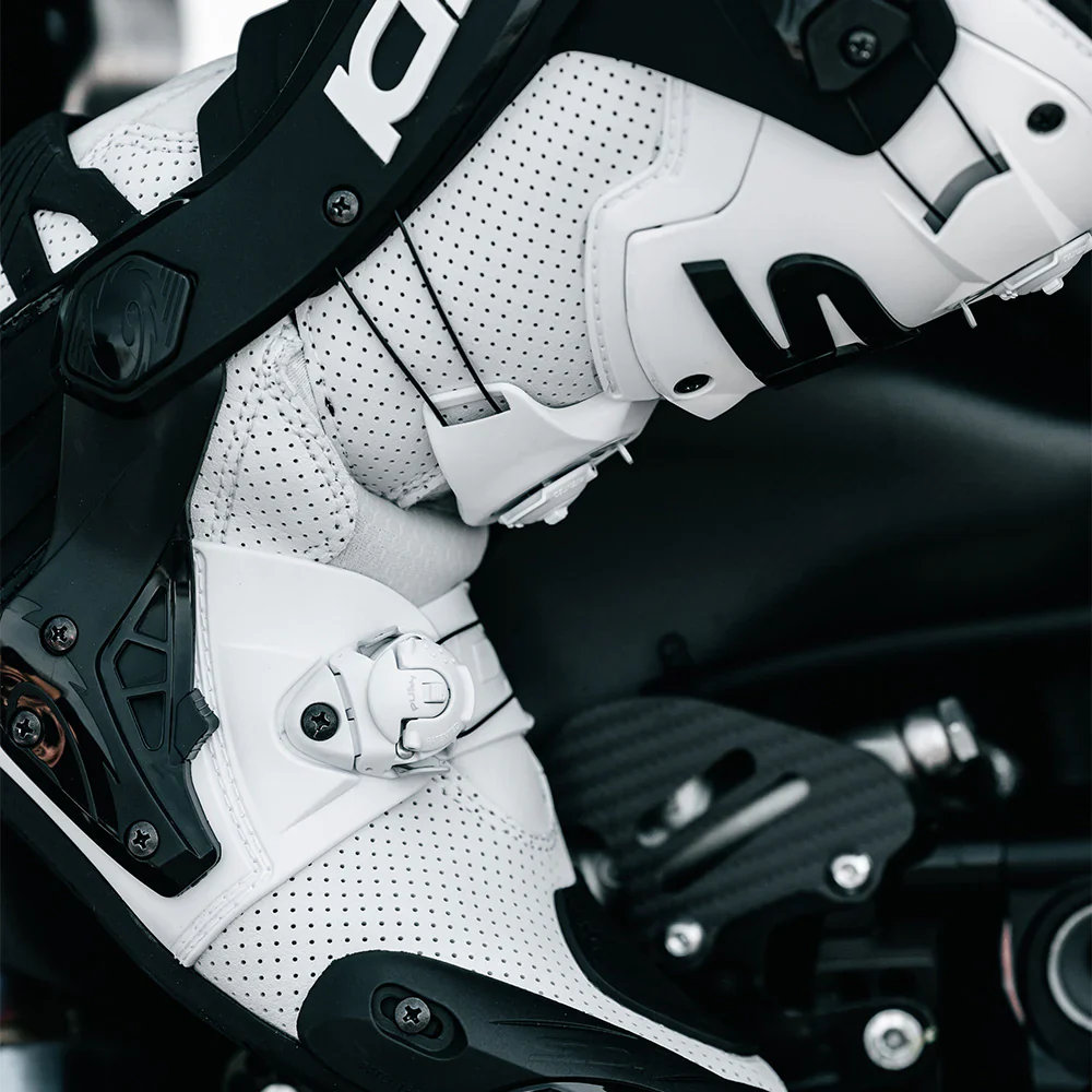 Sidi Rex Air Motorradstiefel Weiß/Schwarz 203 - Image 6