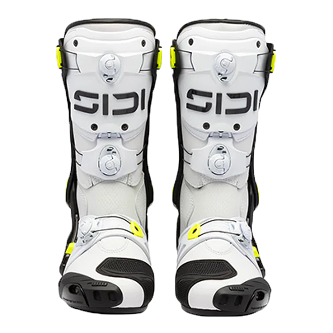 Sidi Rex Motorradstiefel Weiß/Schwarz/Yellow - Image 3