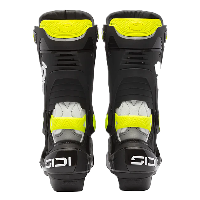 Sidi Rex Motorradstiefel Weiß/Schwarz/Yellow - Image 4