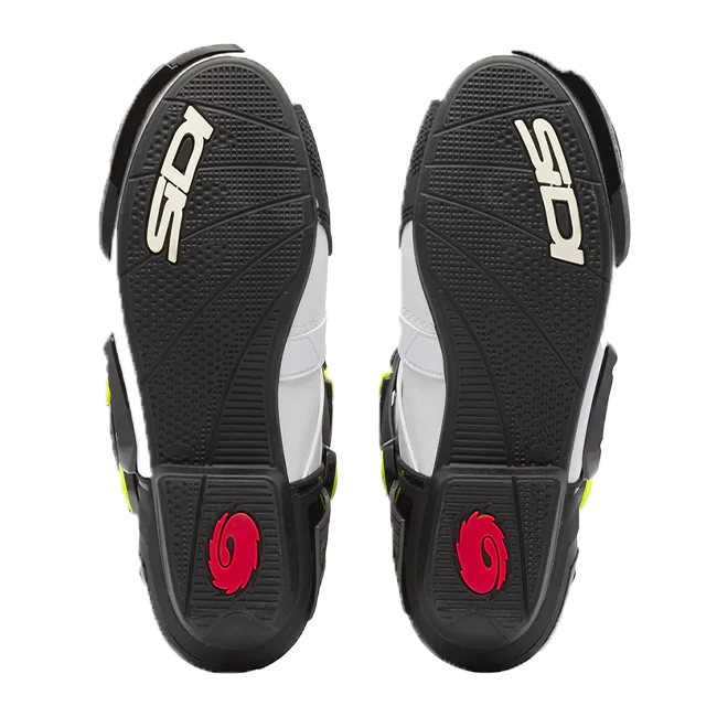 Sidi Rex Motorradstiefel Weiß/Schwarz/Yellow - Image 5