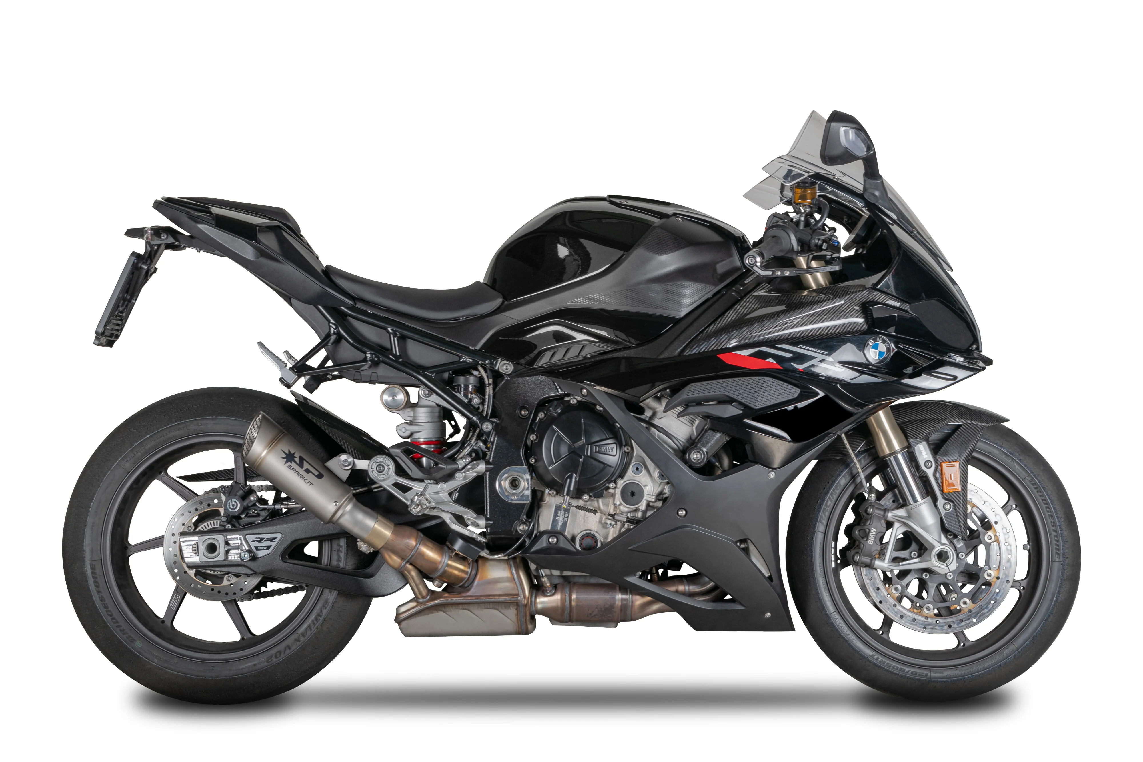 Spark Exhaust Slip-On Grid-O Titanium BMW M1000RR K66 (21-26) GBM0702 - Image 2
