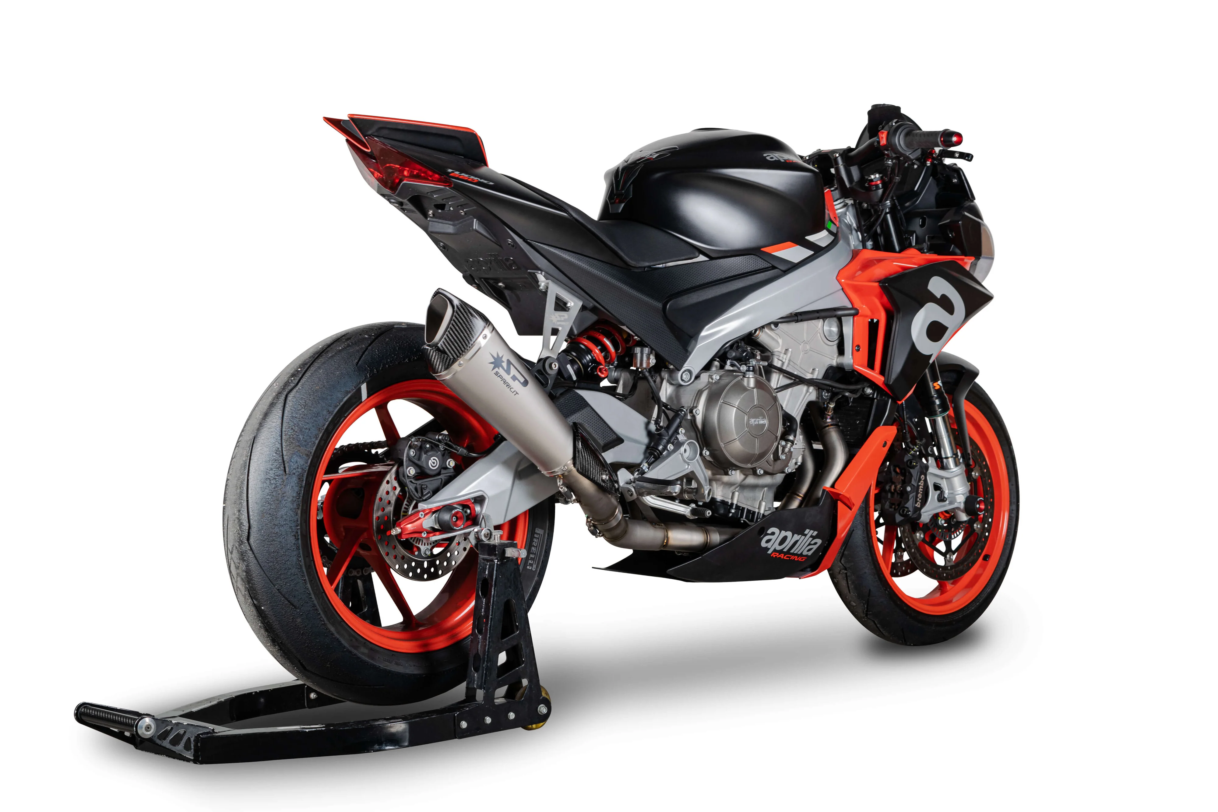Spark Exhaust Komplettanlage Konix Evo Titanium Aprilia RS 660 (20-26) GAP8806T - Image 4