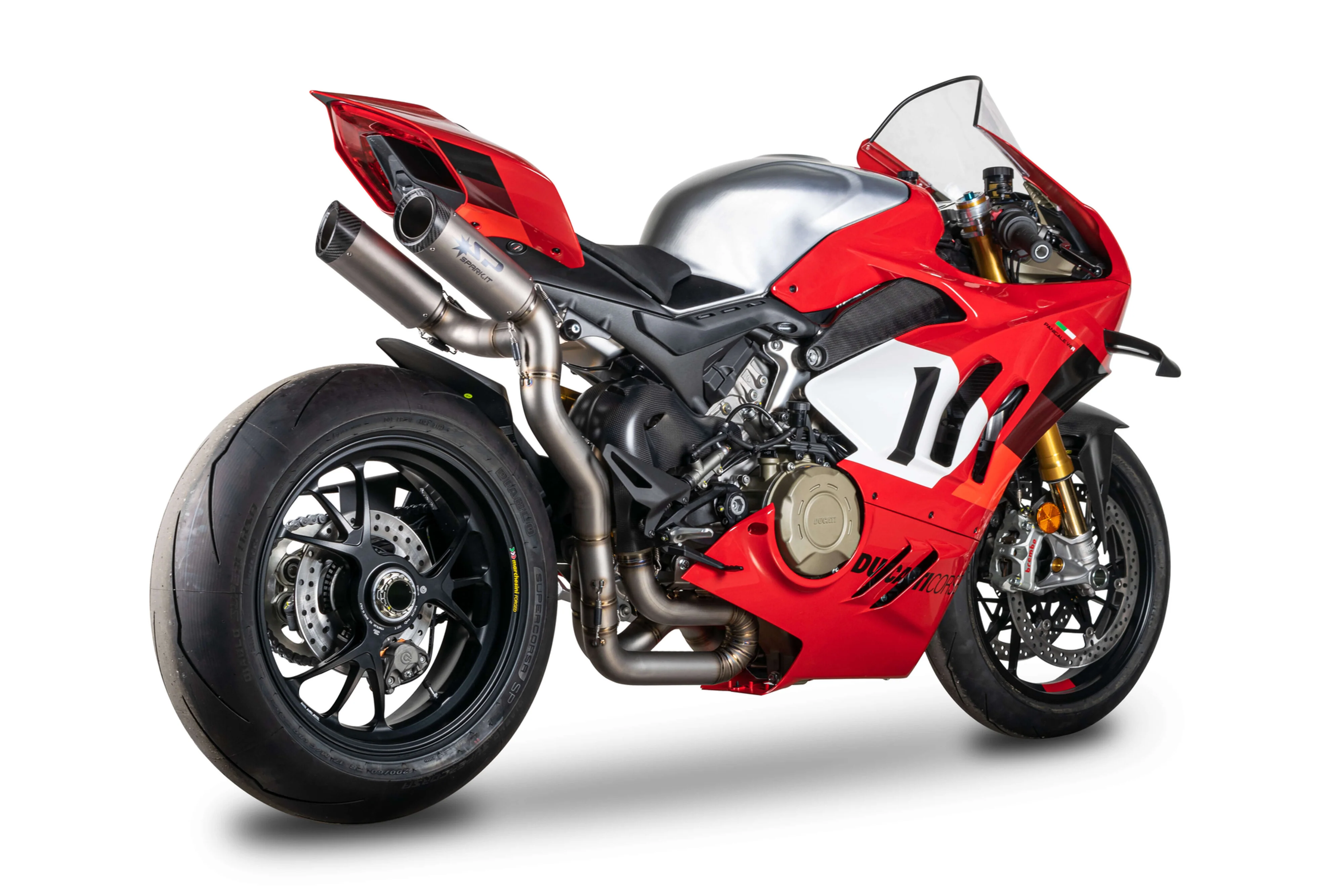 Spark Halbkomplette Anlage Edelstahl Ducati Panigale V4/S/R (18-24) GDU8842DYNO - Image 3