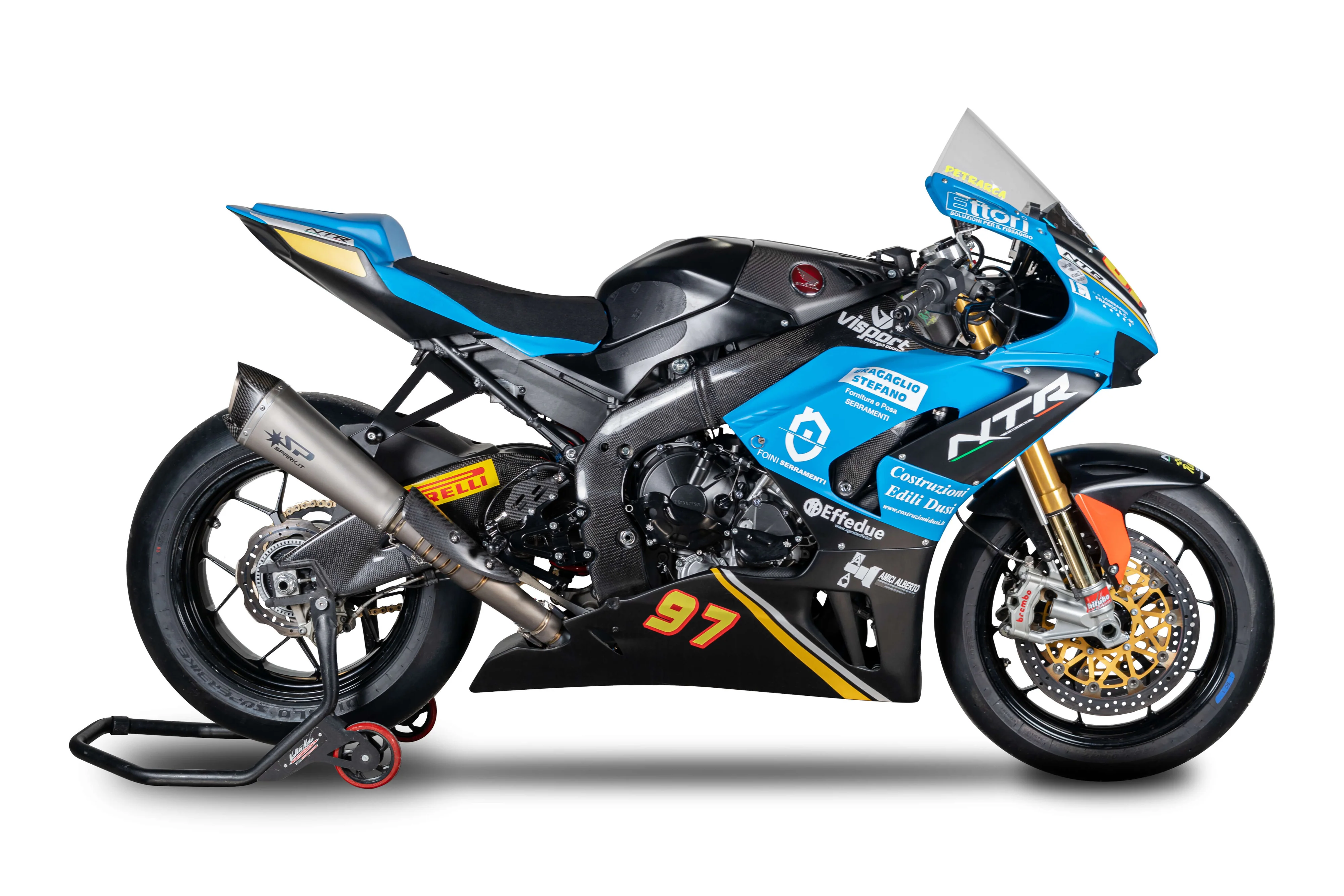Spark Exhaust Komplettanlage Titanium Konix Honda CBR 1000 RR-R SC82 (20-23) GHO8834T - Image 2
