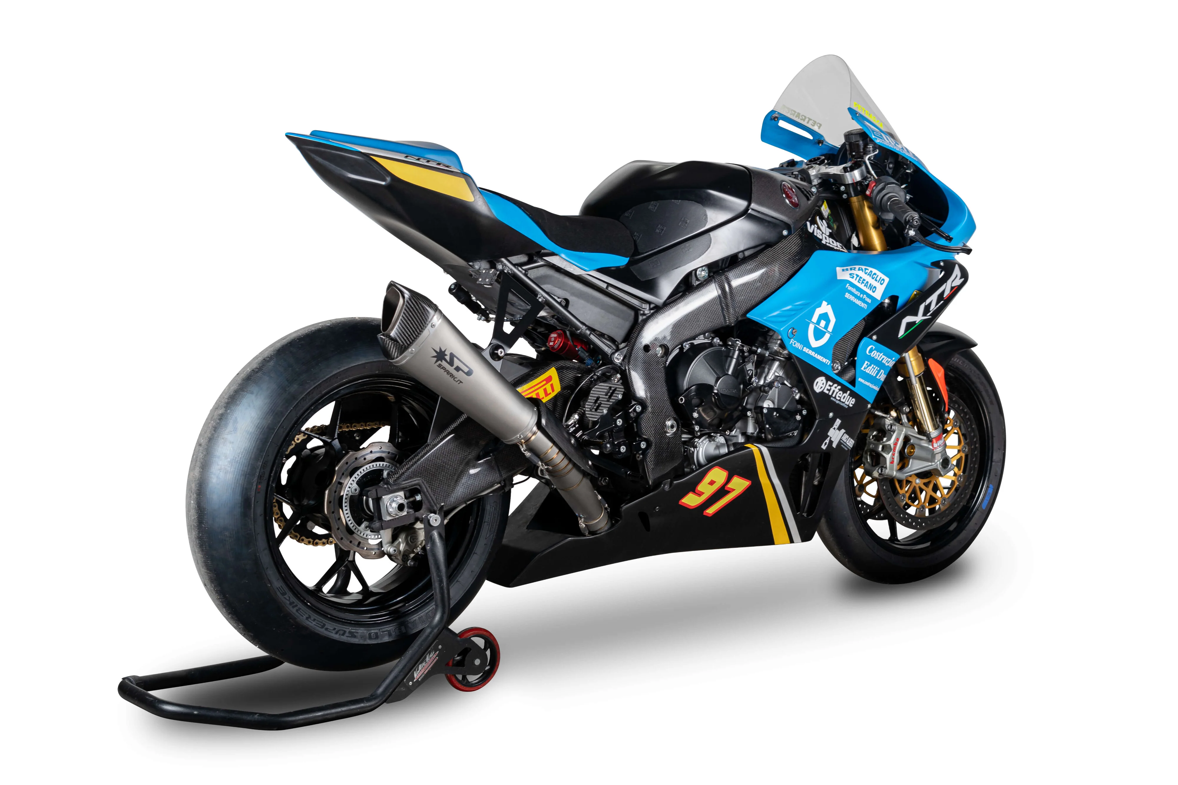 Spark Exhaust Komplettanlage Titanium Konix Honda CBR 1000 RR-R SC82 (20-23) GHO8834T - Image 3