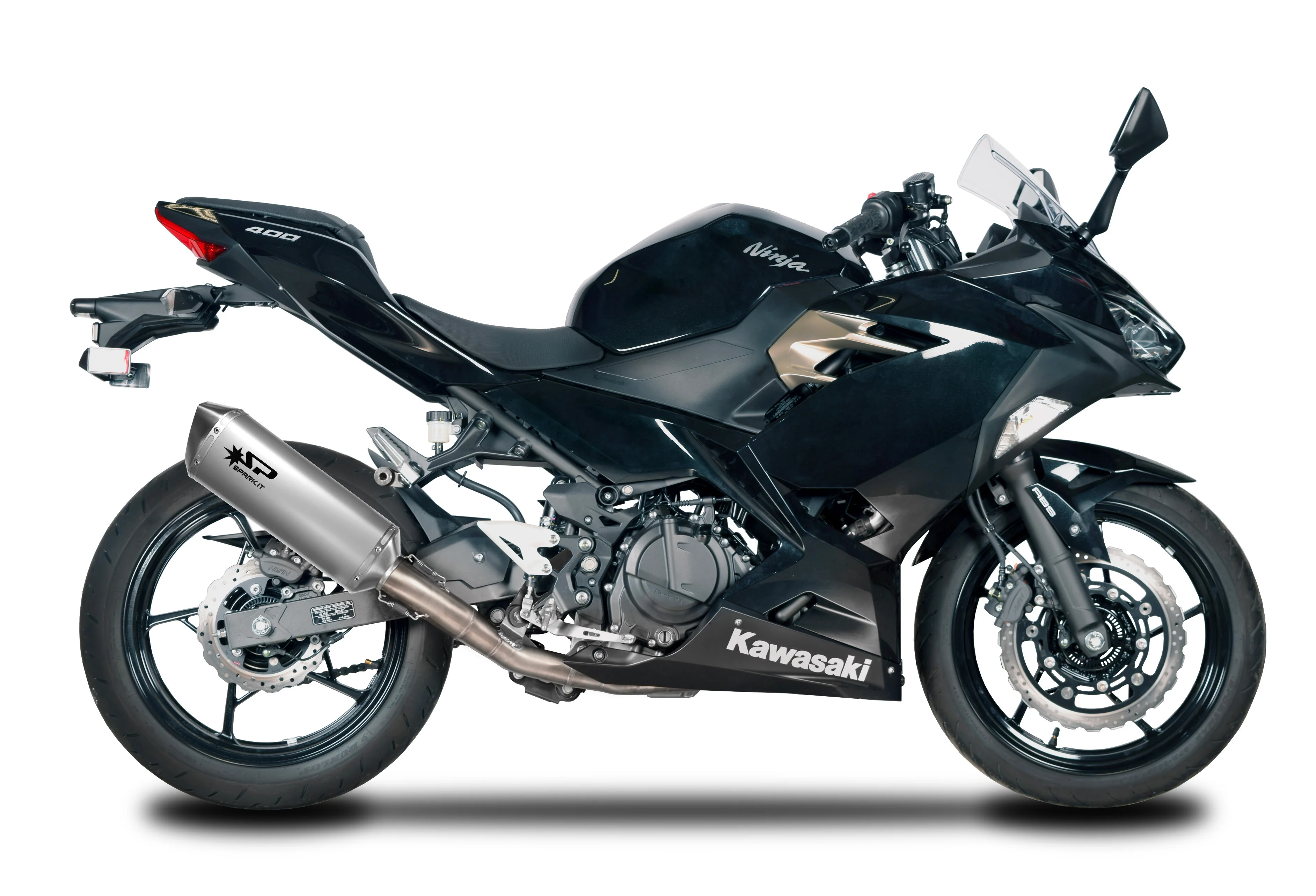 Spark Exhaust Komplettanlage MotoGP Kawasaki Ninja 400 (18-23) GKA8825T - Image 2