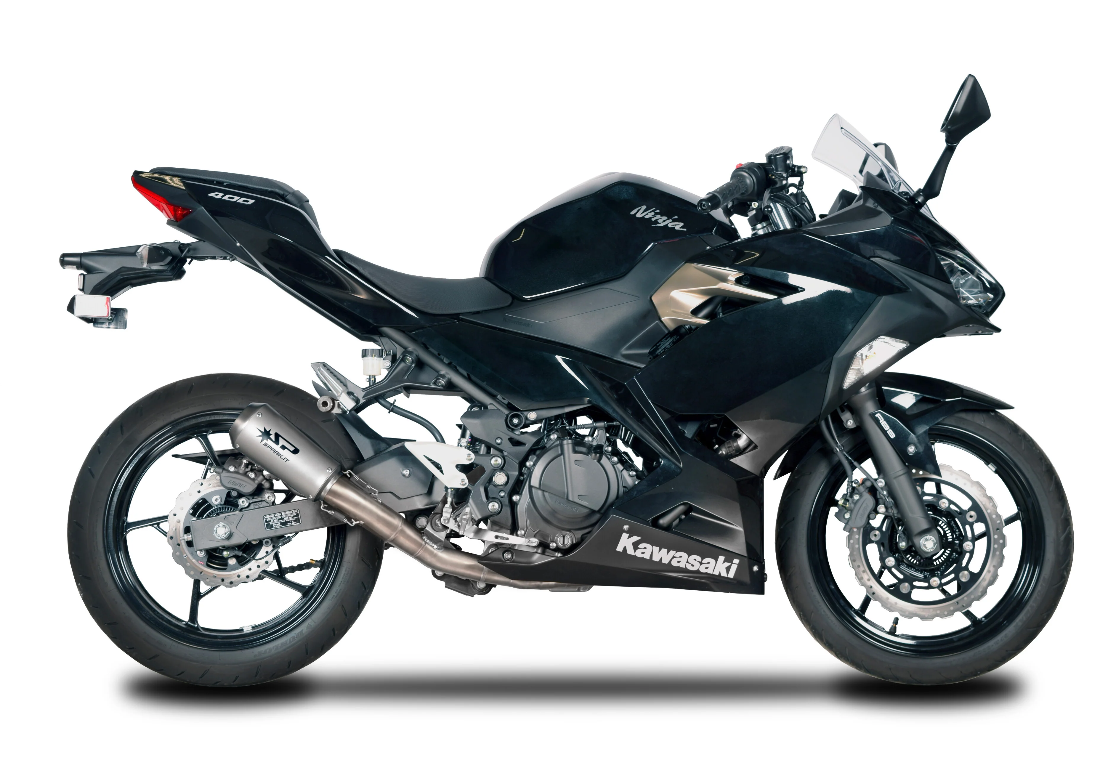 Spark Exhaust Komplettanlage MotoGP Kawasaki Ninja 400 (18-23) GKA8826T - Image 2