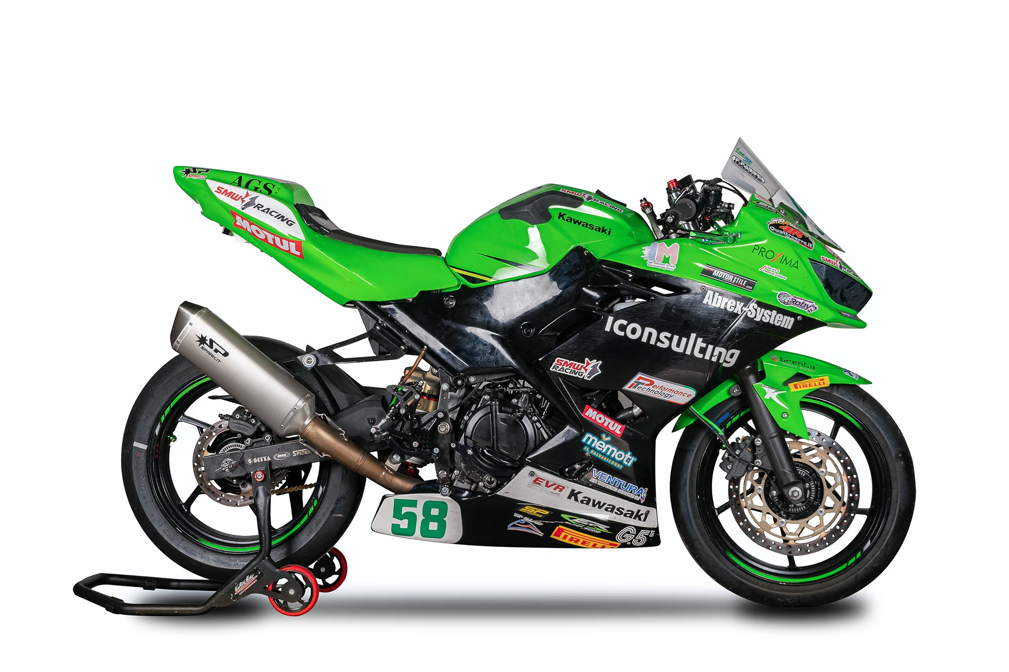 Spark Exhaust Komplettanlage WSSP2022 Replica Kawasaki Ninja 400 (18-23) GKA8827 - Image 2