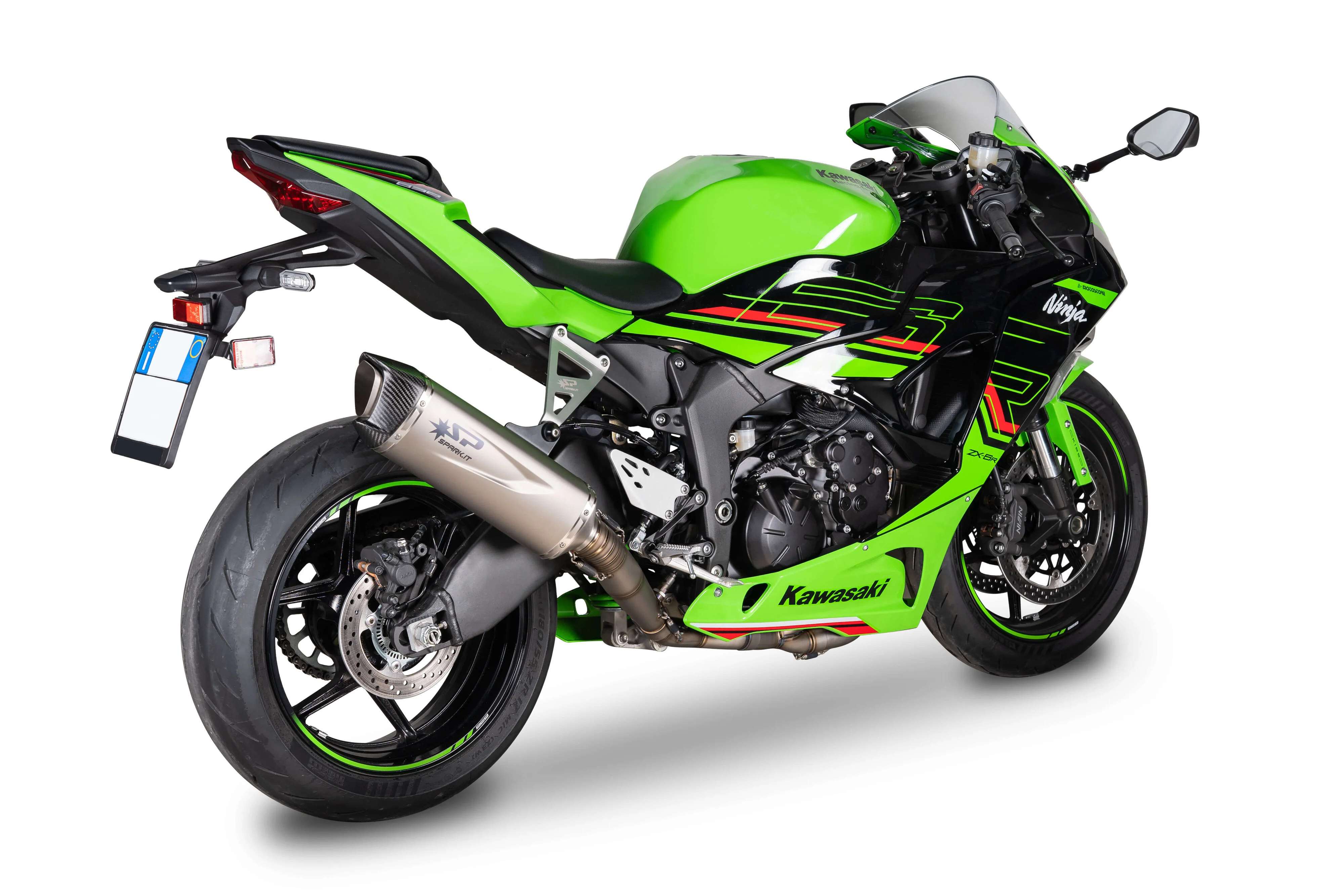 Spark Exhaust Komplettanlage Titanium Kawasaki ZX-6R/RR/636 (09-26) GKA8829T - Image 3