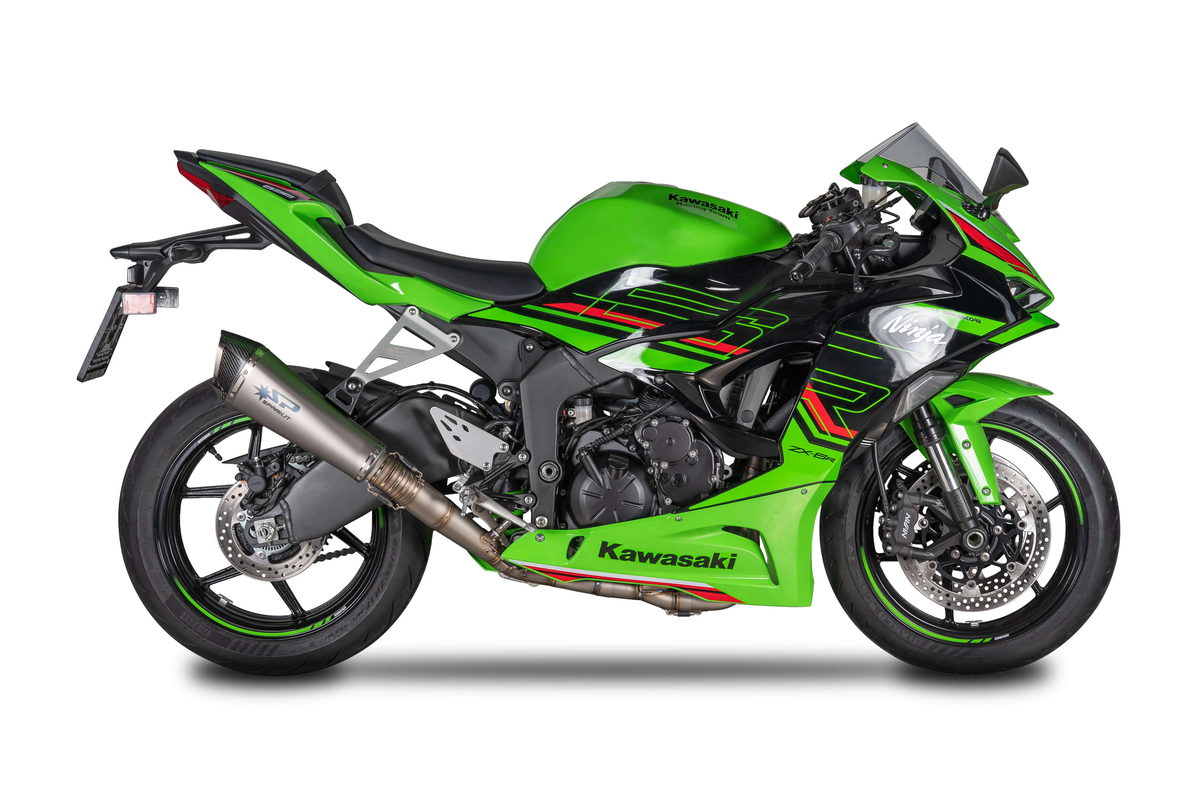 Spark Exhaust Komplettanlage Titanium Kawasaki ZX-6R/RR/636 (09-26) GKA8832T - Image 3