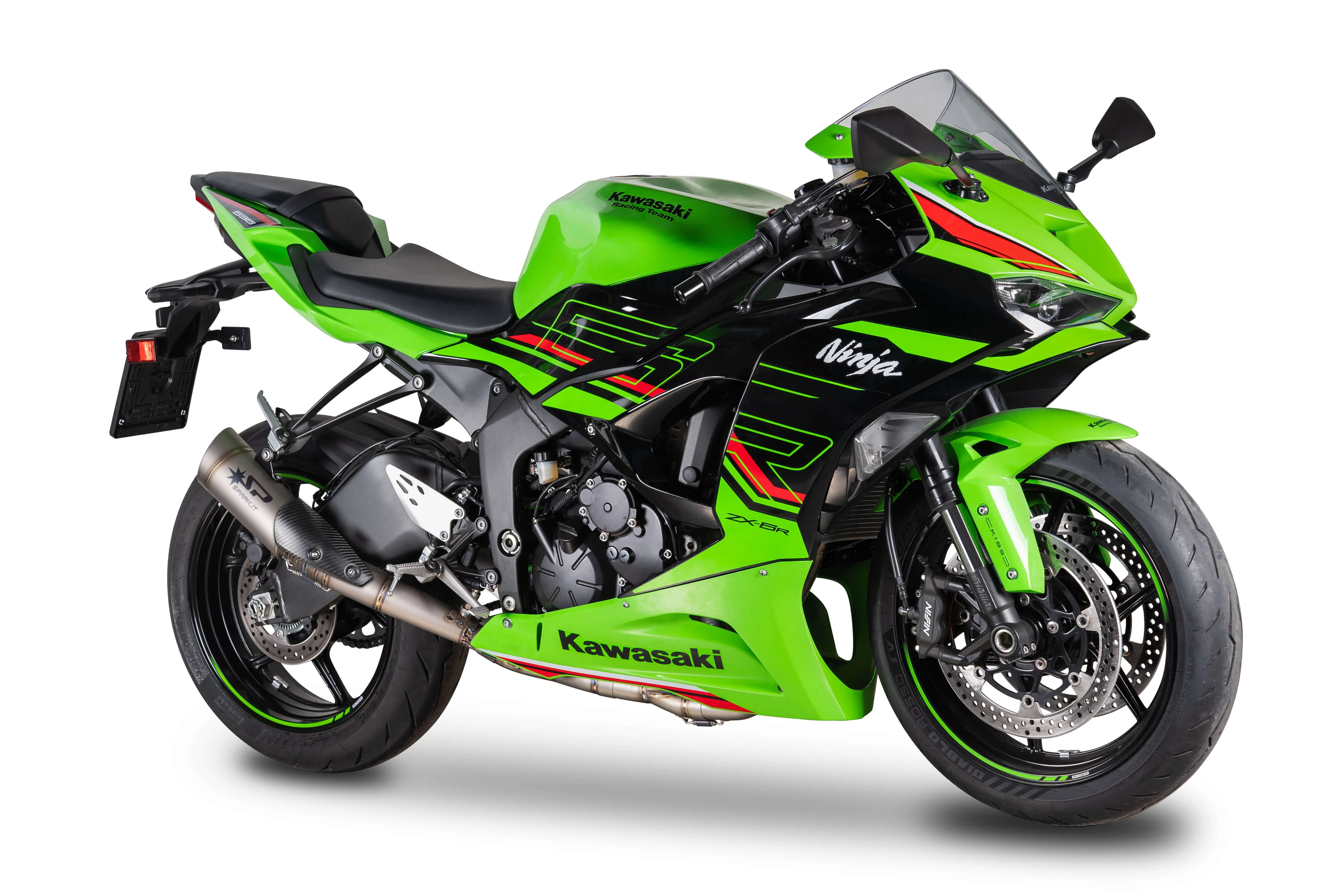 Spark Exhaust Komplettanlage Titanium Kawasaki ZX-6R/RR/636 (09-26) GKA8833T - Image 3