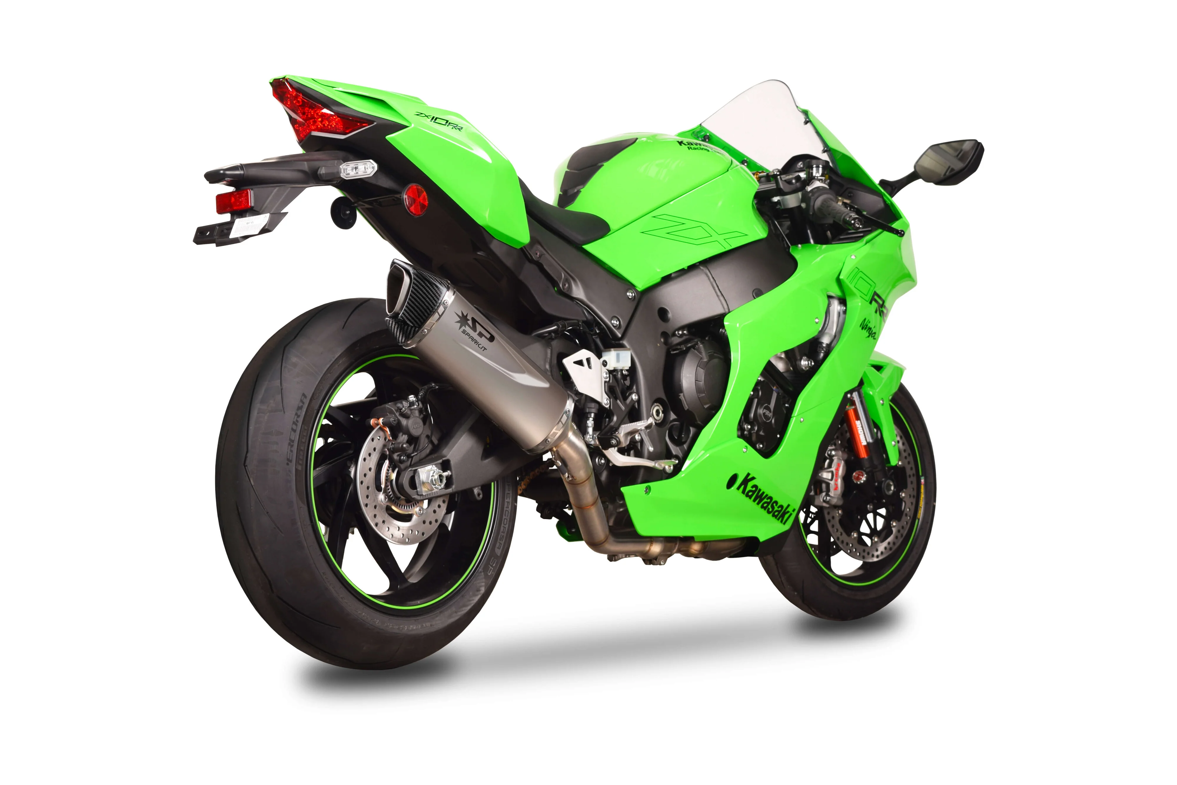 Spark Exhaust Slip-On Force EVO + KAT-Ersatzrohr Kawasaki ZX-10 R/RR (21-26) GKA8844T - Image 3