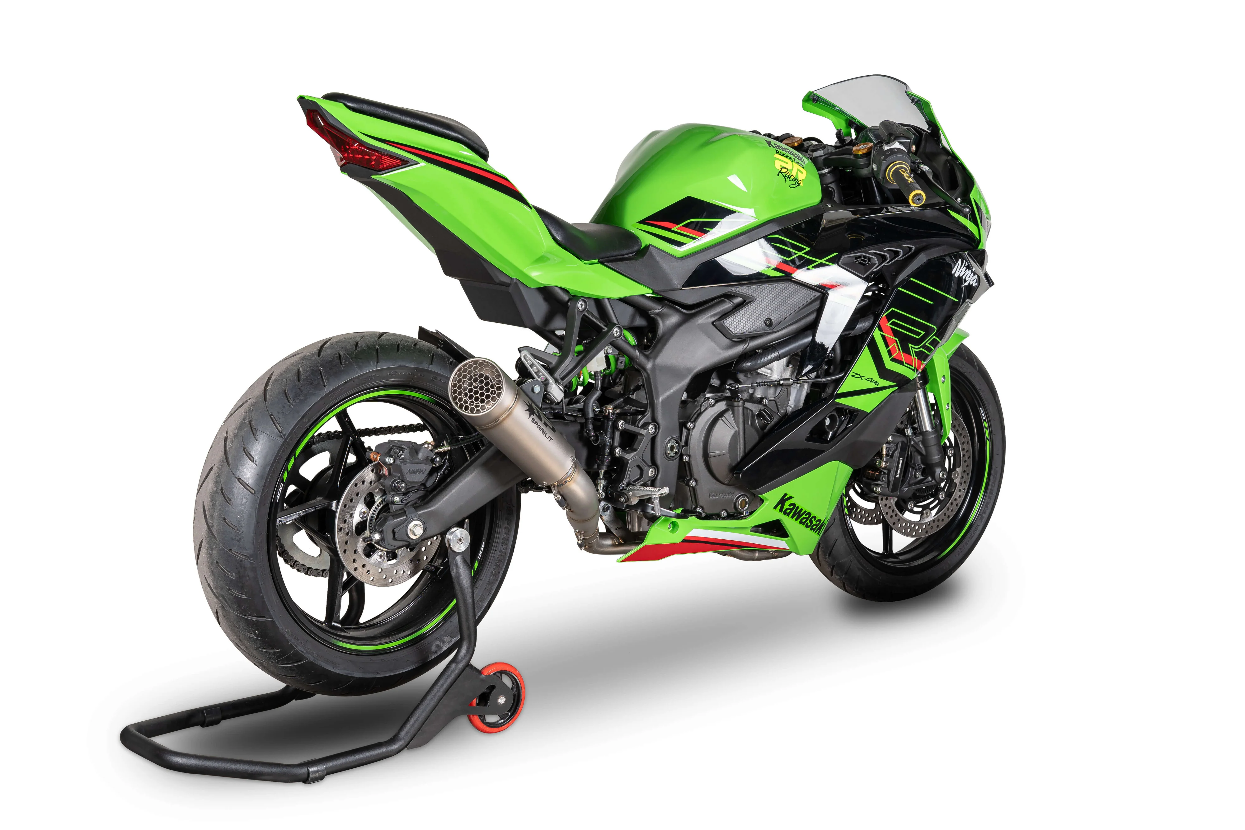Spark Exhaust Komplettanlage Edelstahl Grid-O Kawasaki ZX-4RR (23-26) GKA8851T - Image 4