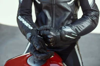 Spidi Carbo 5 Sport Motorrad Lederhandschuhe | Herren | Schwarz | A185026 - Image 5