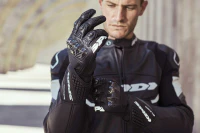 Spidi Carbo 5 Sport Motorrad Lederhandschuhe | Herren | Schwarz | A185026 - Image 6