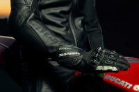 Spidi Carbo 5 Sport Motorrad Lederhandschuhe | Herren | Schwarz | A185026 - Image 7