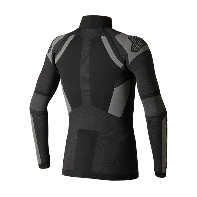 Spidi Seamless Oberteil Motorradunteranzug | Herren | Schwarz/Grau | L77010 - Image 2