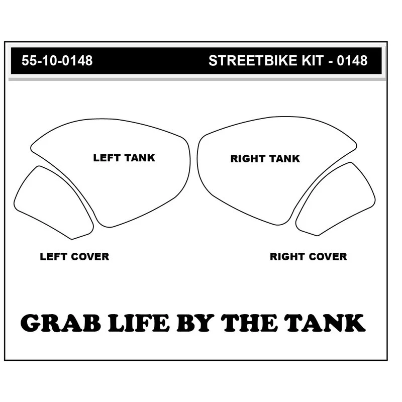 Stompgrip Vulcano Traction Pads Ducati Panigale V4/S/R (18-21) 55-10-0148 - Image 3