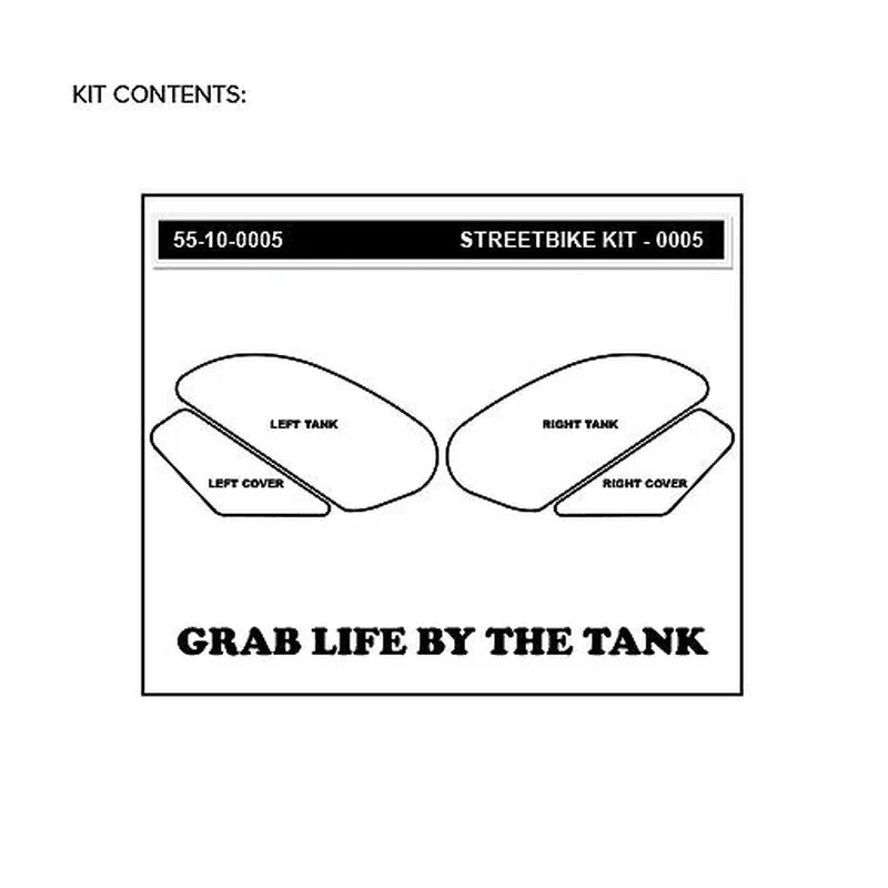 Stompgrip Icon Traction Pads Yamaha YZF-R6 RJ11 (06-07) 55-14-0005 - Image 4