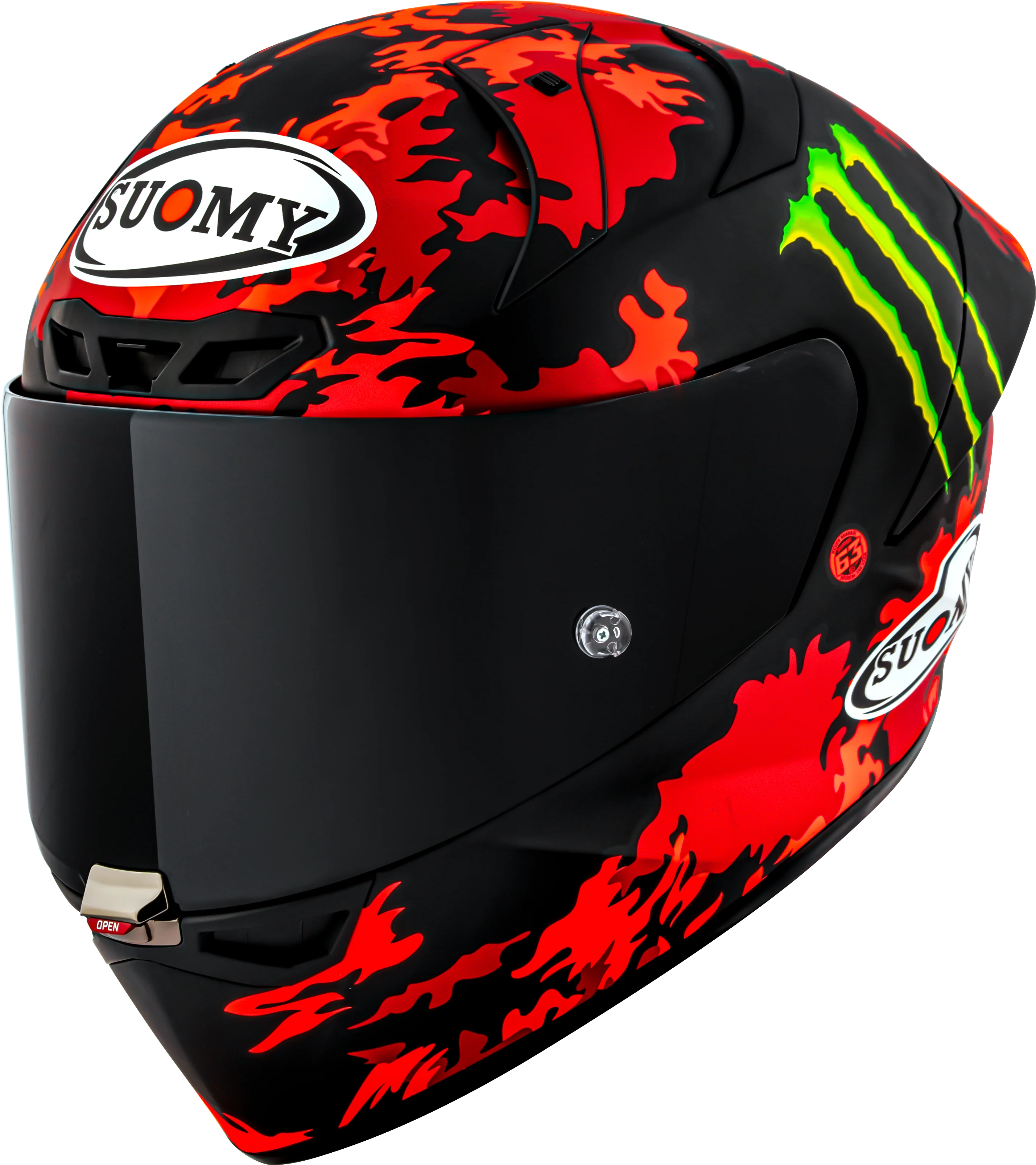 Suomy S1-XR GP Helm Francesco Pecco Bagnaia Monster Replica 2025 K6SX0017 - Image 3