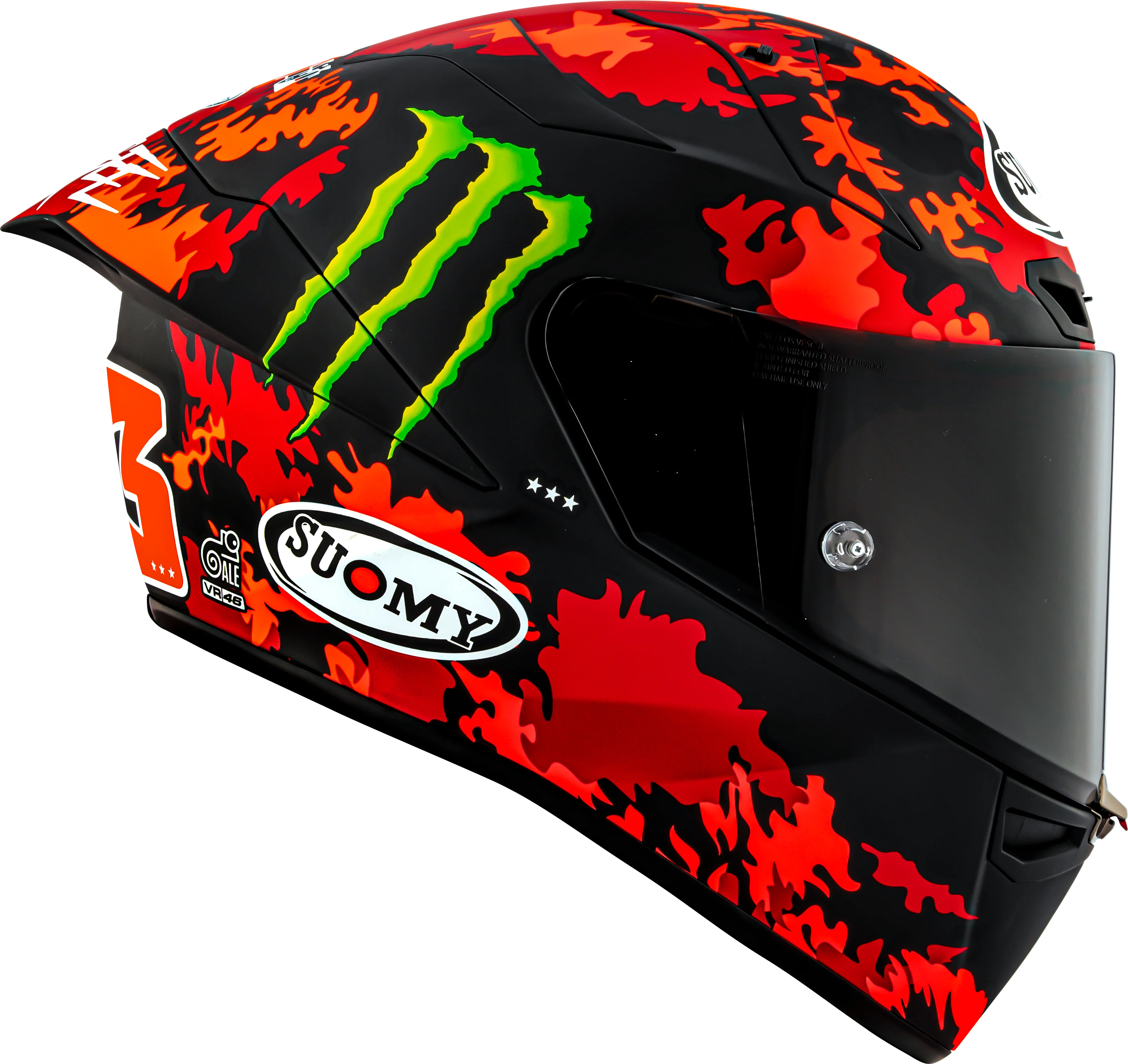 Suomy S1-XR GP Helm Francesco Pecco Bagnaia Monster Replica 2025 K6SX0017 - Image 6