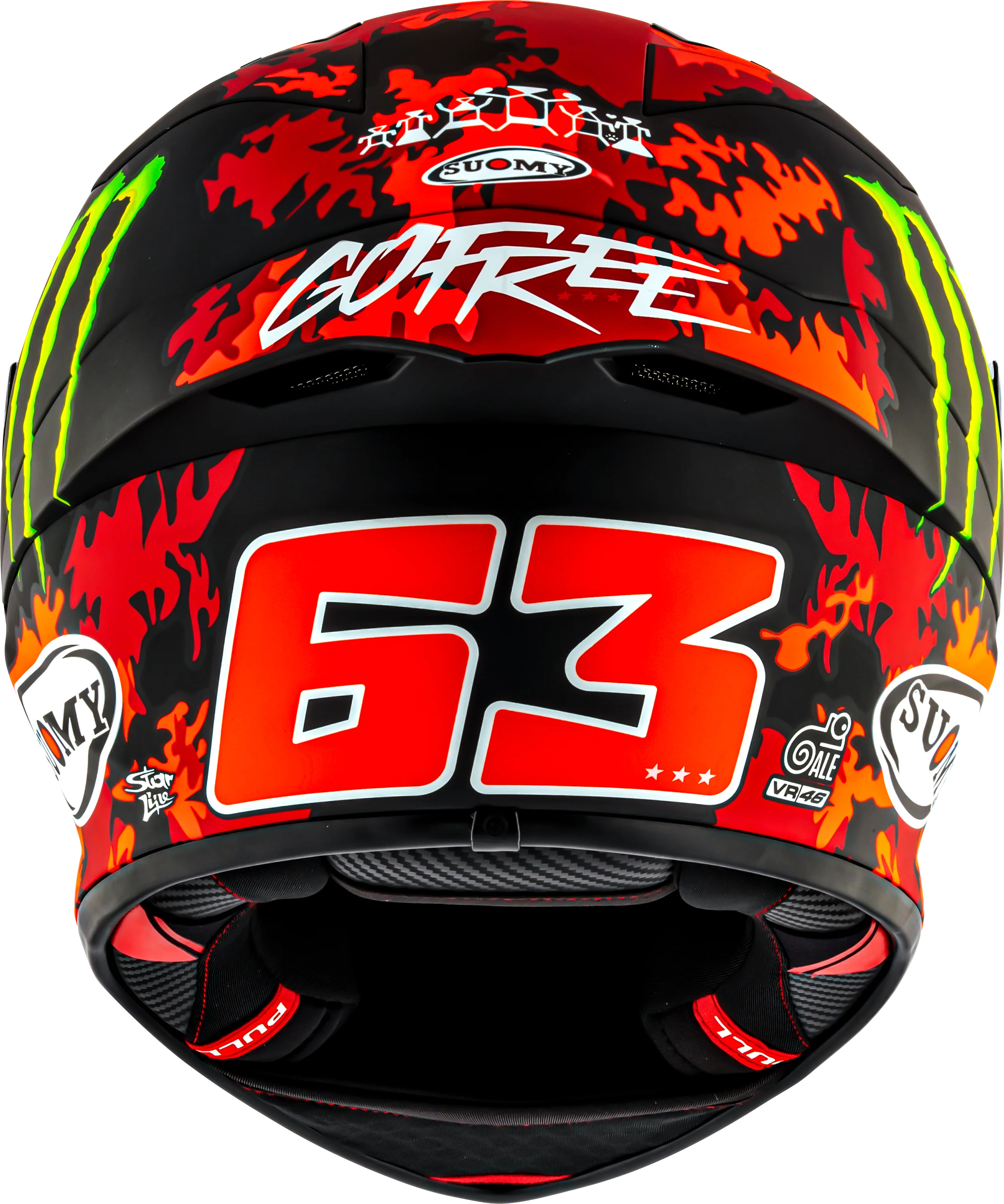 Suomy S1-XR GP Helm Francesco Pecco Bagnaia Monster Replica 2025 K6SX0017 - Image 8