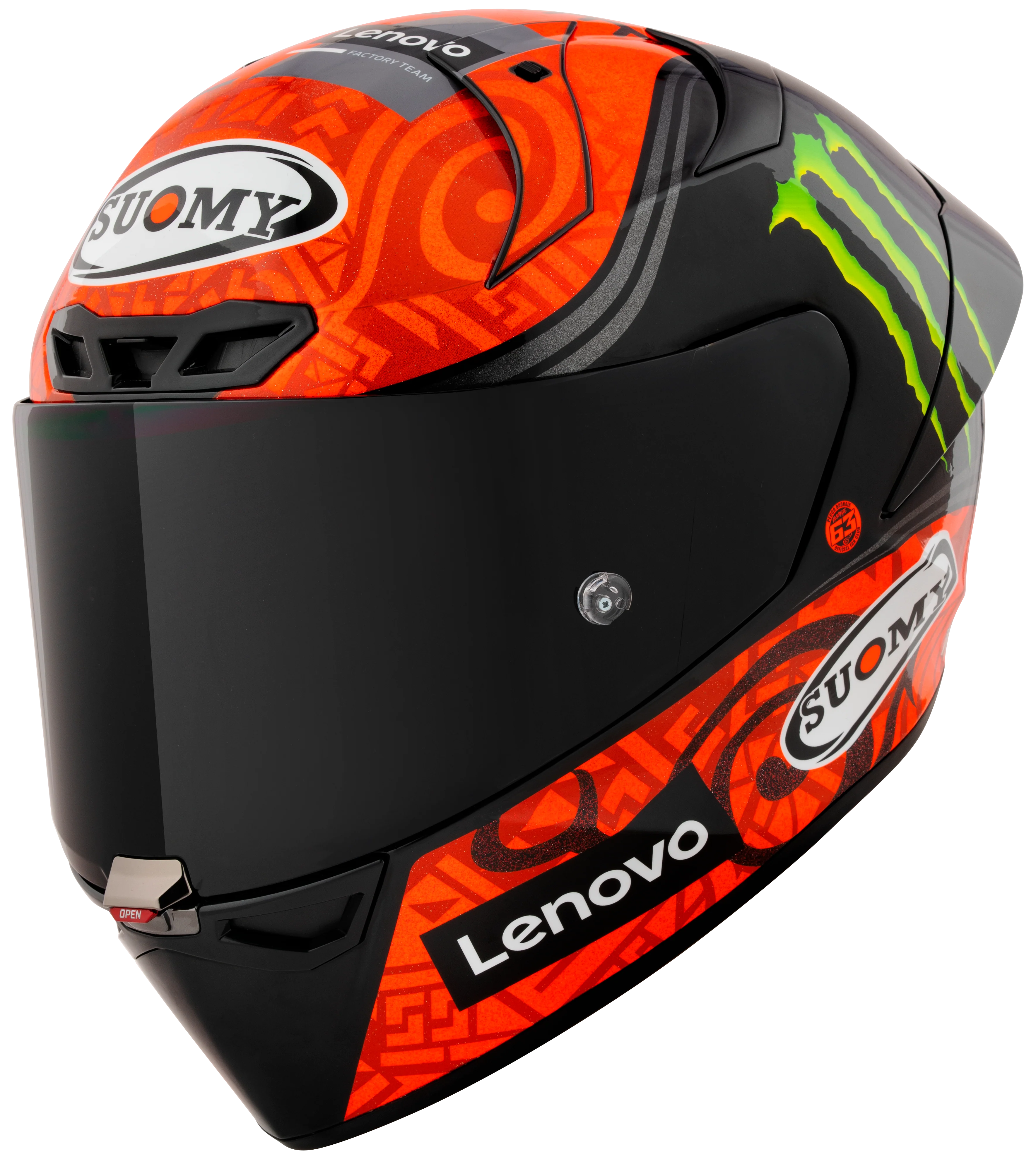 Suomy S1-XR GP Helm Francesco Pecco Bagnaia Monster Replica 2023 K6SX0001 - Image 6