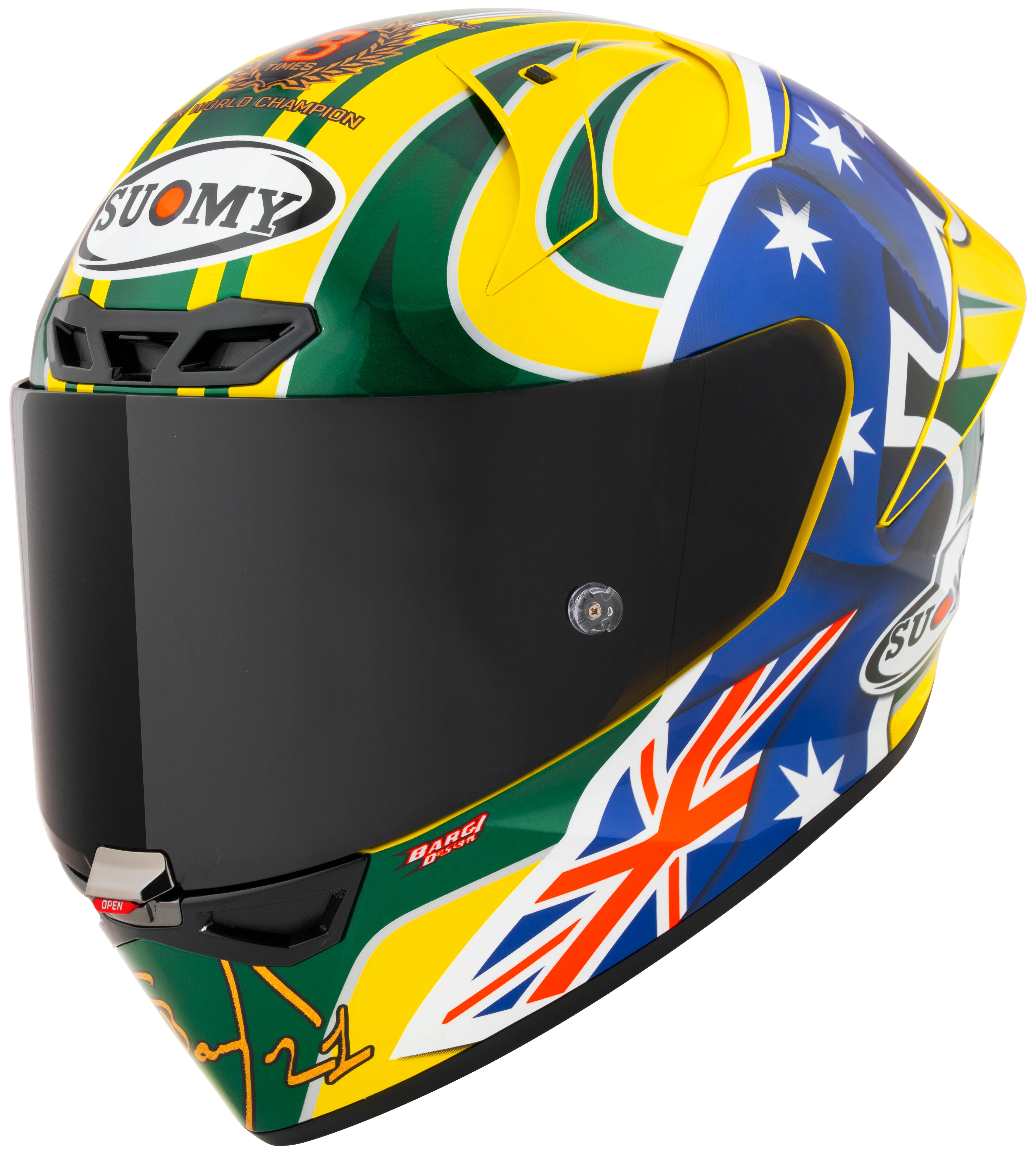 Suomy S1-XR GP Helm Troy Bayliss Replica 2005 K6SX0002 - Image 5