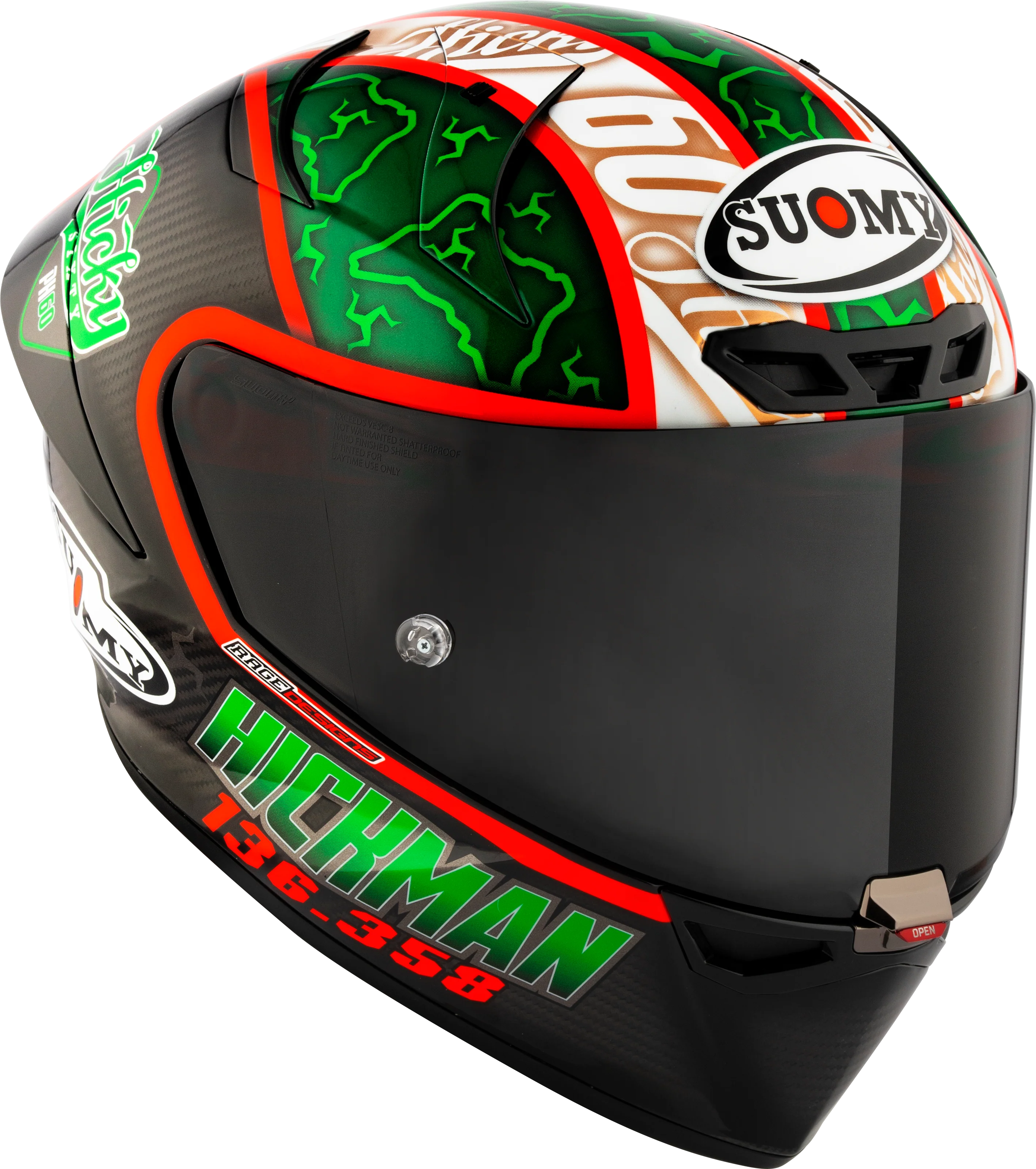 Suomy S1-XR GP Helm Peter Hickman Replica 2024 K6SX0010 - Image 4