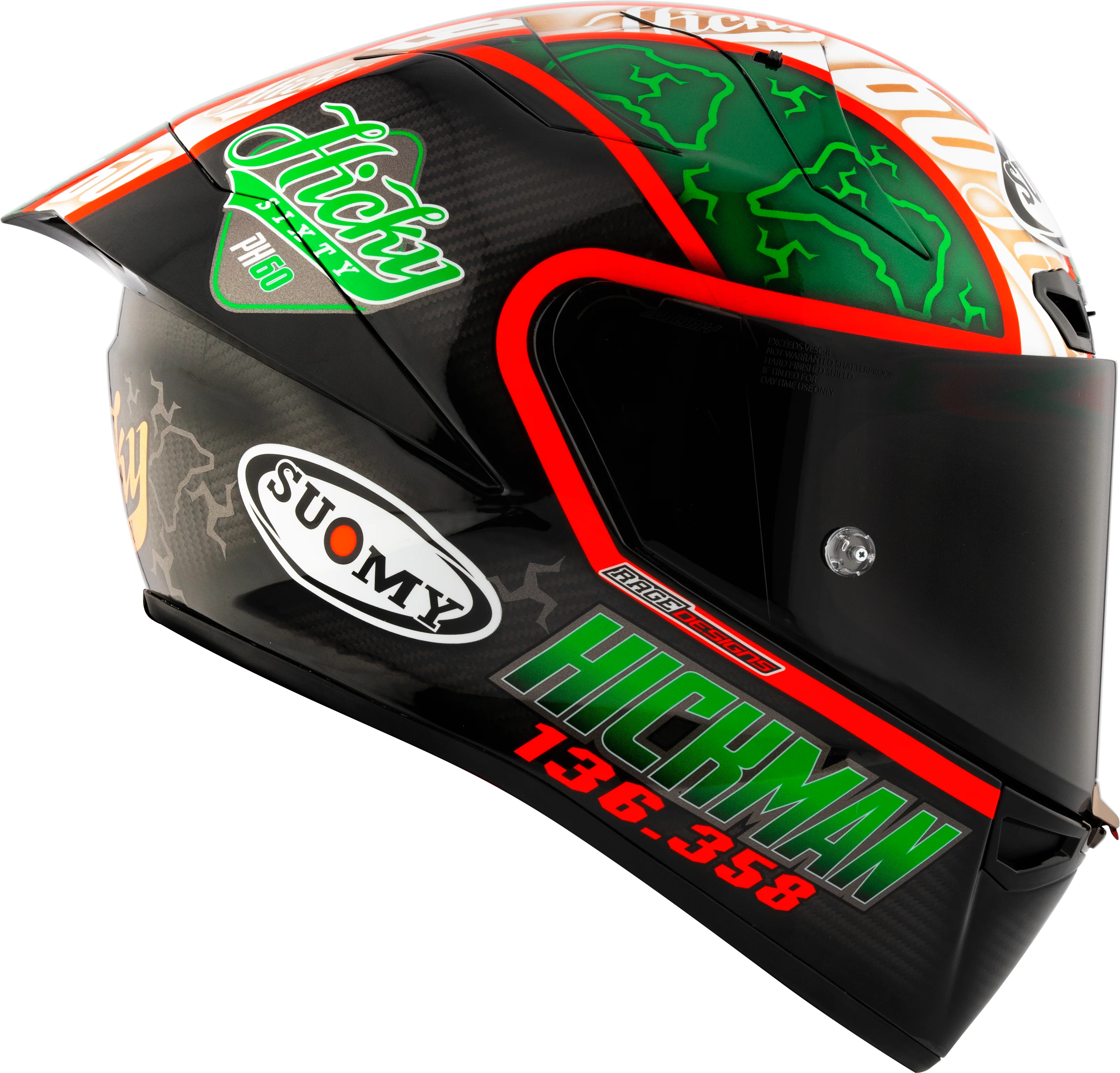 Suomy S1-XR GP Helm Peter Hickman Replica 2024 K6SX0010 - Image 5
